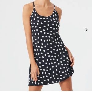 Outdoor Voices Exercise Dress polka dot size S